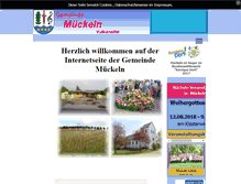 Tablet Screenshot of mueckeln.de